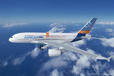 Airbus A380 configured as a flying testbed for CFM RISE