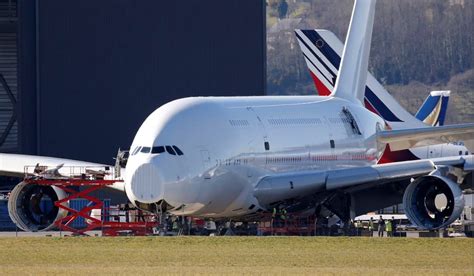 Airbus A380 dismantling at Tarbes recycling facility
