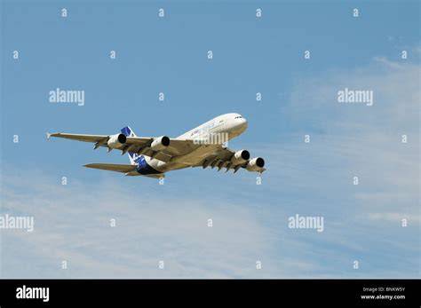 Airbus A380 double deck passenger aircraft flying long haul international route
