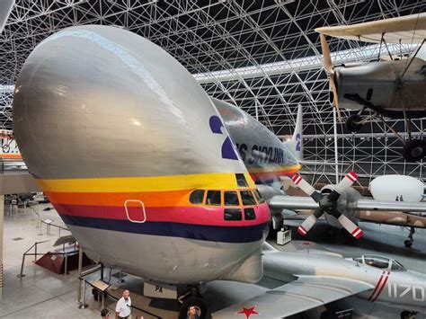 Airbus Beluga ST and Super Guppy displayed together at Aeroscopia