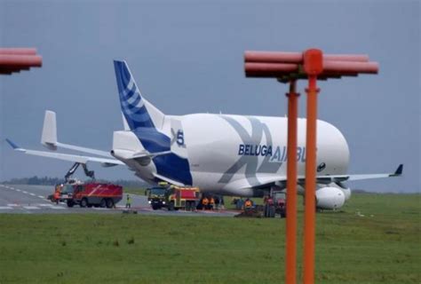 Airbus Beluga XL on runway