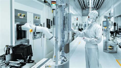 airbus satellite manufacturing clean room in toulouse facility