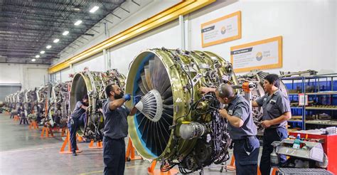 aircraft engine shop visit teardown maintenance hangar