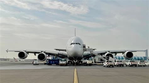 aircraft maintenance hangar Airbus A380 undergoing D check overhaul