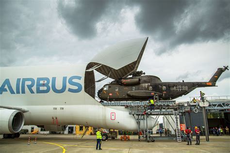 airhub airbus cargo-configured aircraft loading at european airport