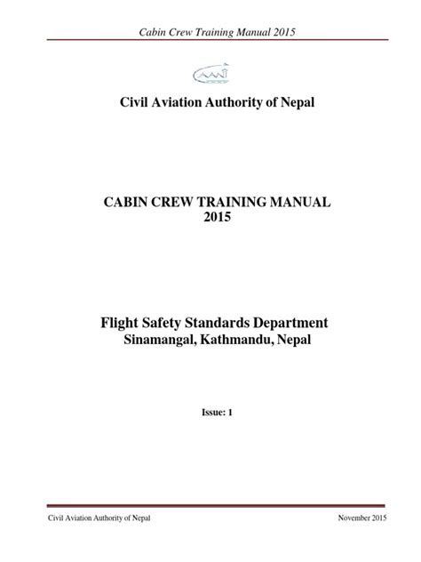 airline cabin crew in safety training simulation
