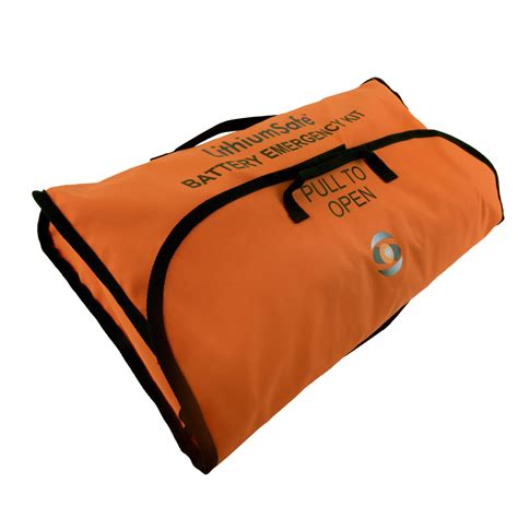 airline cabin crew lithium battery fire containment bag