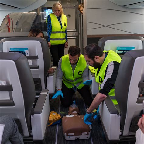 airline flight attendants emergency medical training aircraft cabin safety