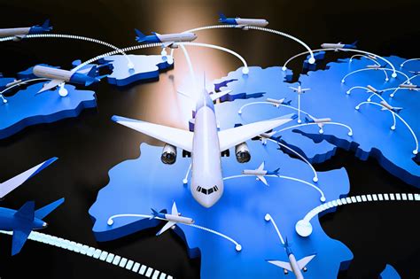 airline network planning team analyzing transatlantic route performance