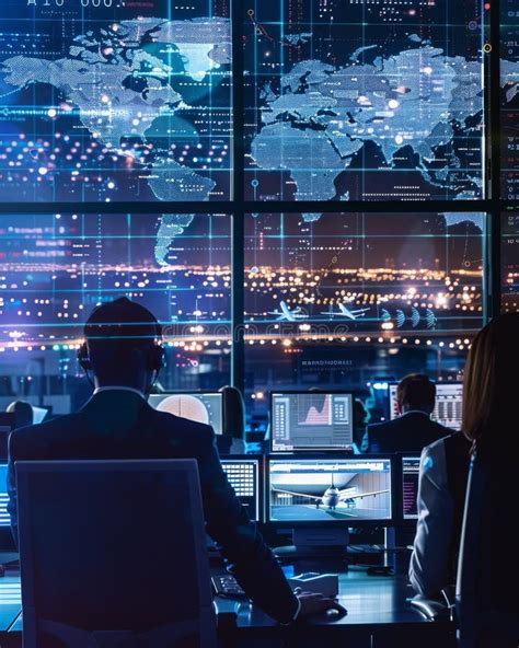 airline operations center managing fuel efficiency and flight planning