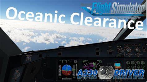 airline pilots preparing oceanic clearance before Atlantic crossing