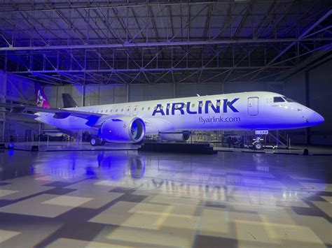 Airlink Embraer E195-E2 aircraft Cape Town Mauritius route aviation