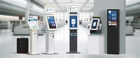 airport digital kiosks and check-in automation