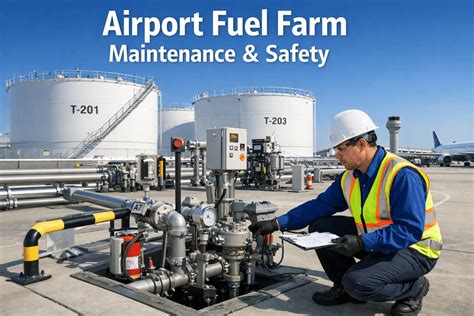 airport fuel farm storage tanks and aircraft hydrant fueling operations