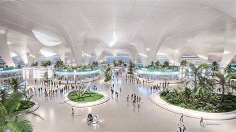 Al Maktoum International Airport future mega hub development concept