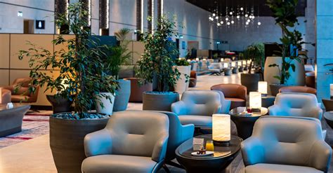 al mourjan business lounge grand interior with water features and ambient lighting