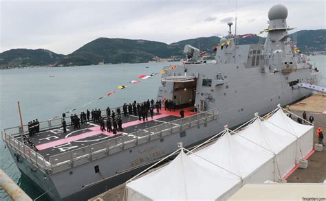 Al Zubarah-class Qatari corvette launching Exocet MM40 Block 3 anti-ship missile