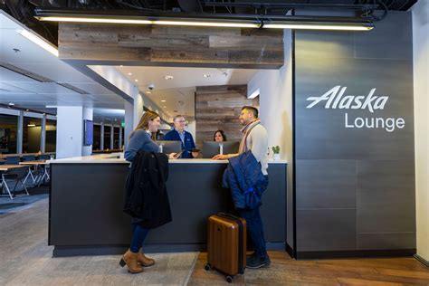 alaska airlines anchorage lounge renovation expansion project