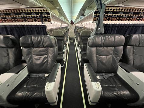 alaska airlines boeing 737 max 9 cabin interior business class view