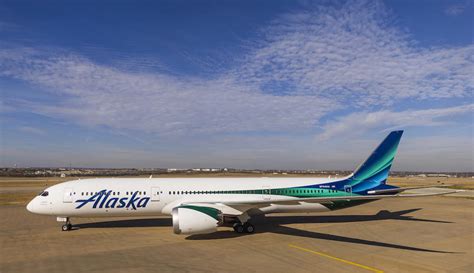 Alaska Airlines Boeing 787-10 concept livery at Seattle-Tacoma International Airport