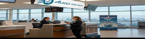 alaska airlines check-in counter at seattle airport for london flights