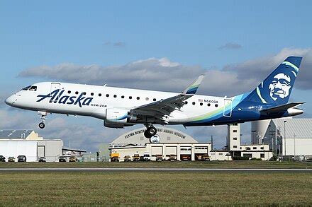 Alaska Airlines Flight 2059 aircraft at Everett airport before takeoff