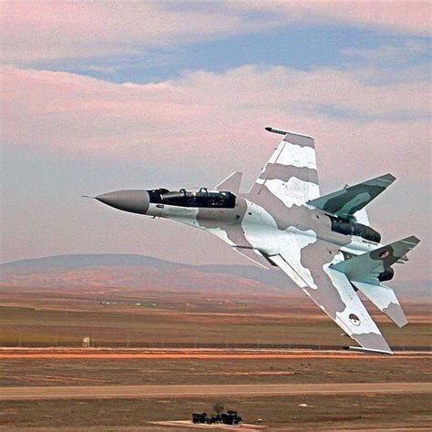 Algerian Su-30MKA on static display with local modifications