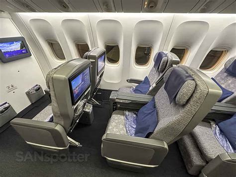 All Nippon Airways Boeing 777-300ER premium economy seat width 19.3 inches