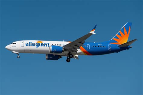 Allegiant Air Boeing 737 MAX 8 at Newark Liberty International Airport
