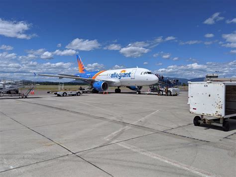 Allegiant MAX 8-200 lining up on the runway at Grand Rapids Airport