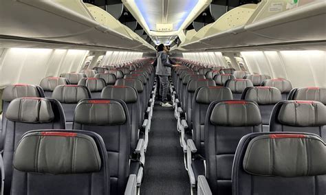 american airlines 737-800 cabin interior with collins meridian seats