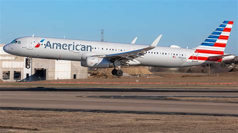 American Airlines A321T departing Los Angeles on premium transcontinental flight