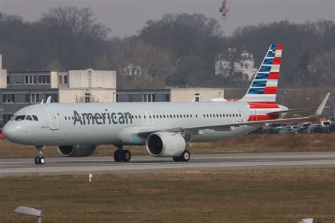 American Airlines A321XLR departing New York JFK for transatlantic service