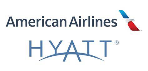 American Airlines AAdvantage and World of Hyatt loyalty partnership aircraft and hotel branding
