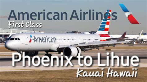 American Airlines Airbus A321neo Phoenix Lihue Kauai Hawaii flight