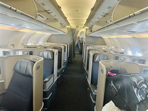 American Airlines Airbus A321T Flagship First cabin with lie-flat seats