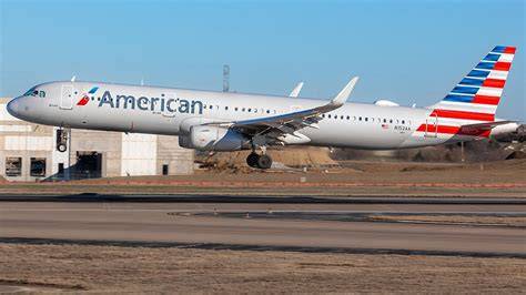American Airlines Airbus A321XLR at Philadelphia International Airport preparing for European flight
