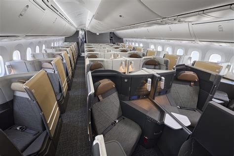 American Airlines Boeing 787-8 Flagship Business window seat showing lie-flat bed and privacy shell