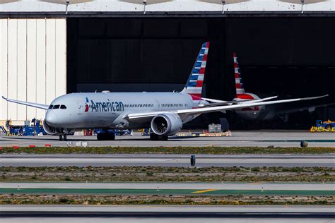 American Airlines Boeing 787-9P at DFW International Airport