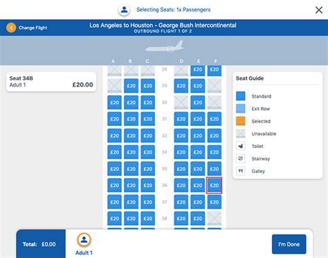 American Airlines booking screen showing different fare options for 1 vs 2 passengers