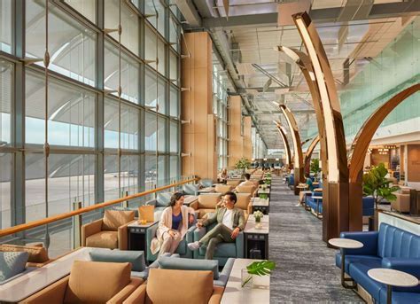 American Airlines luxury lounge in Philadelphia with premium amenities