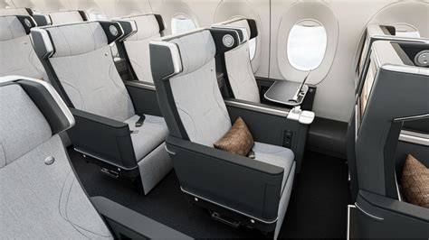 American Airlines Premium Economy Safran Z535i recliner seats on Boeing 787-9
