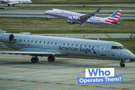 American Eagle regional jet serving Del Rio International Airport Texas