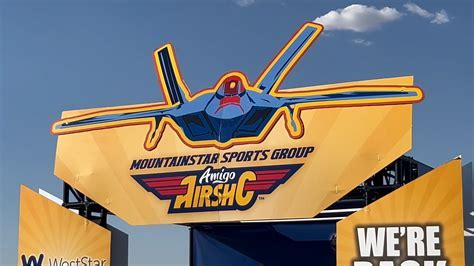 Amigo Airsho El Paso Blue Angels desert backdrop 2026