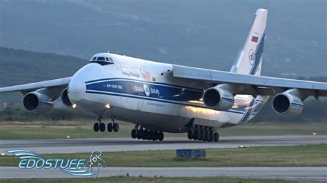 An-124 Ruslan nose open loading armored vehicles