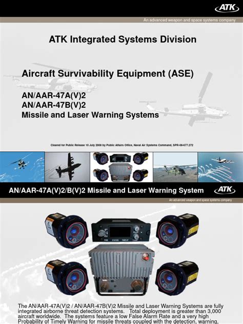 AN AAR-47 missile warning sensor mounted on military transport aircraft