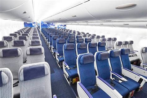 ANA Airbus A380 economy class with Couchii seating rows
