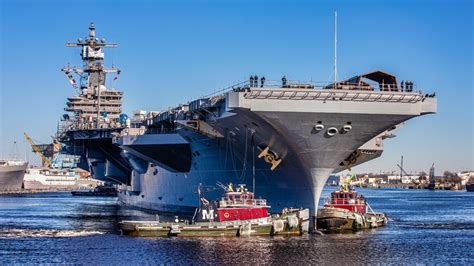 anchor housing and hawsepipe of a Nimitz-class carrier
