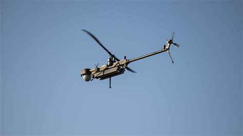 Anduril Ghost drone in autonomous loiter mode over desert training range
