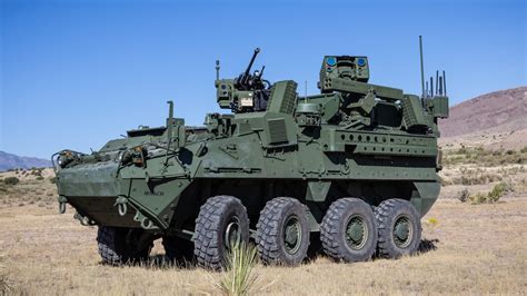 anti-drone rifle mounted on military vehicle in urban terrain